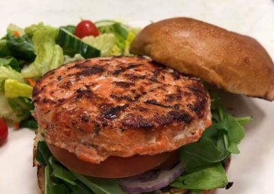 Grilled Salmon Burger