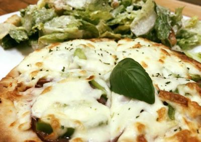 Pizza and Salad